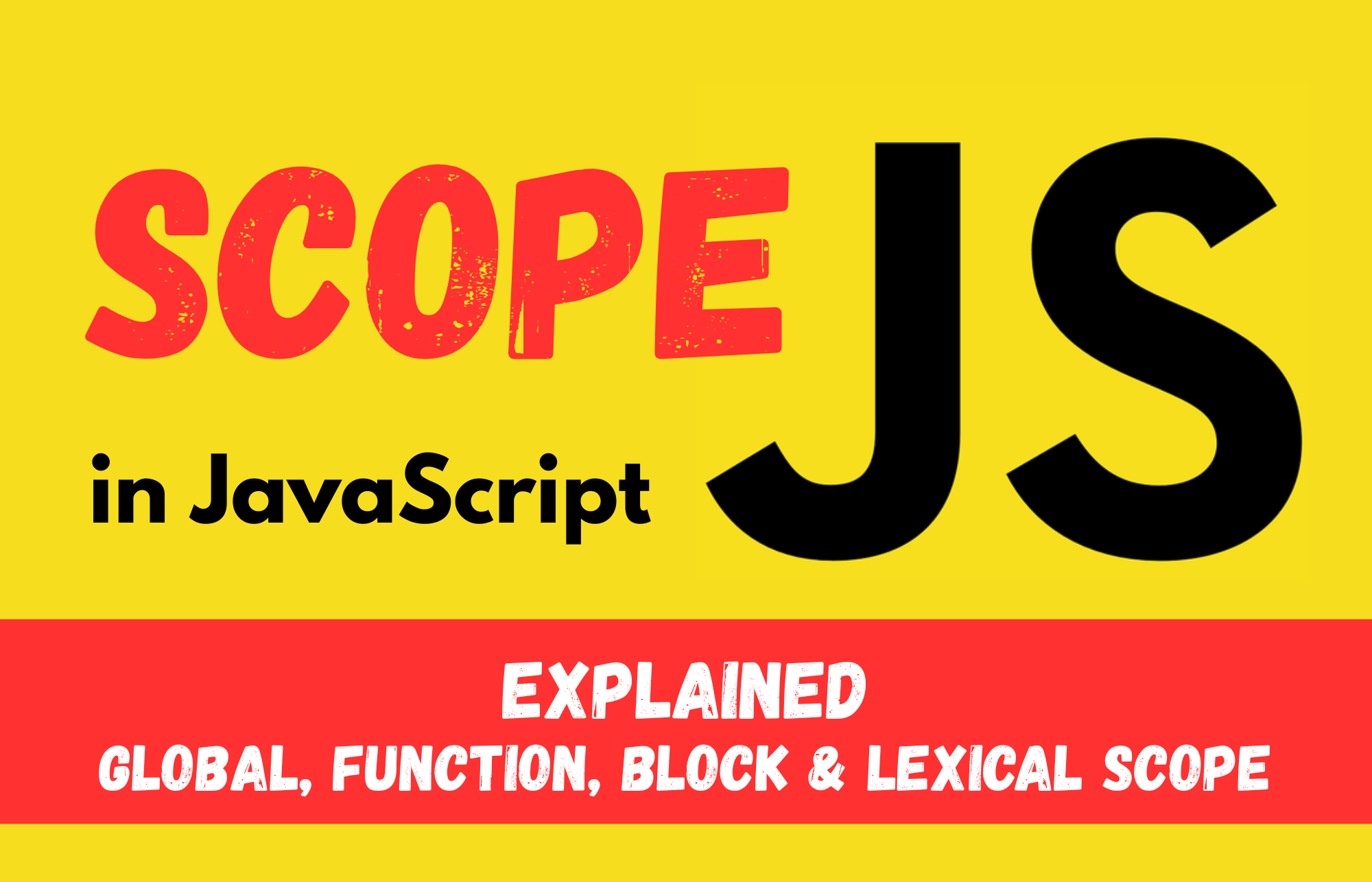 Scope  in JavaScript Explained: Global, Function, Block & Lexical Scope - Blog Post