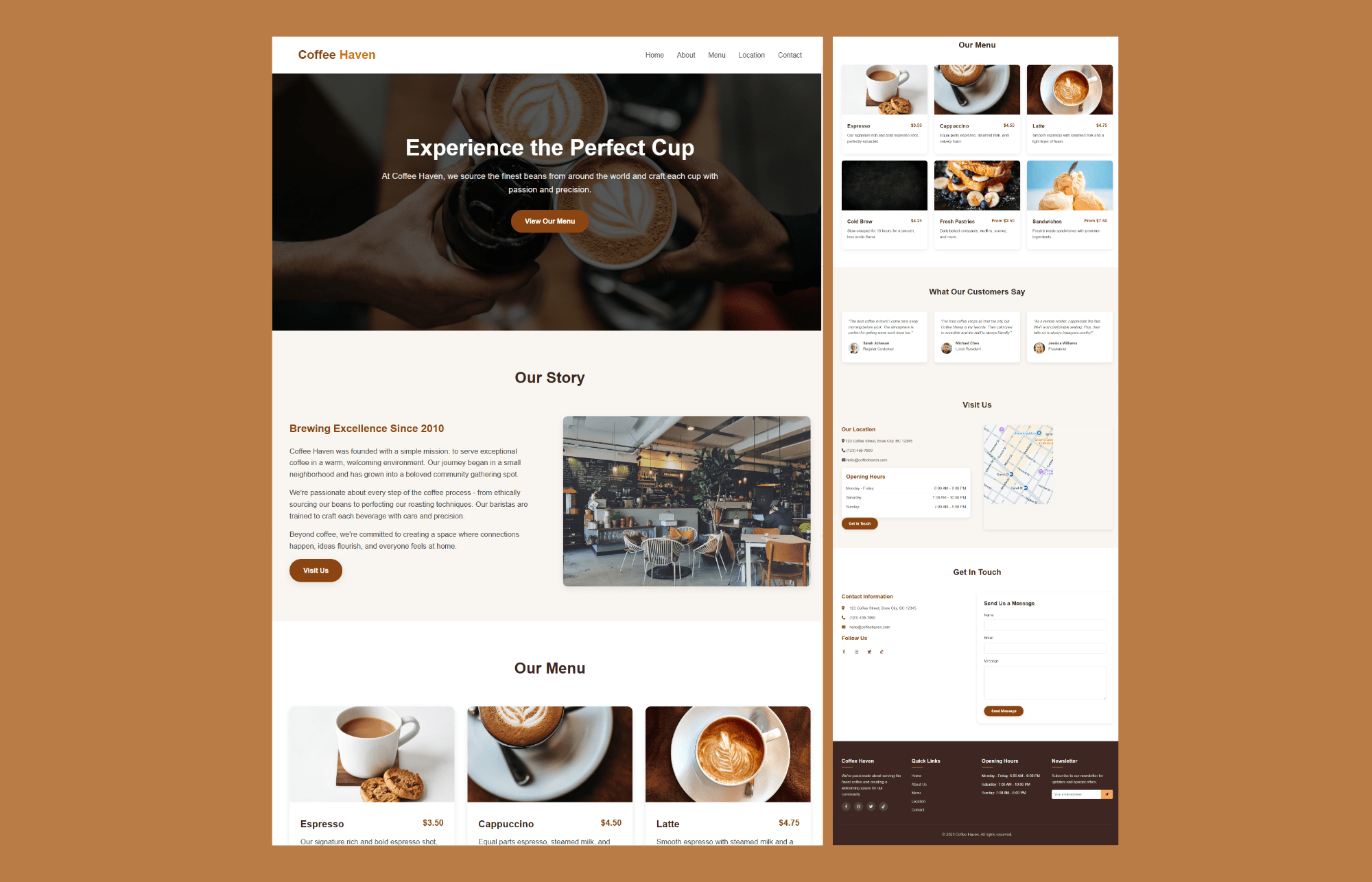 Coffee Haven - Premium Coffee Shop Website - Image 3